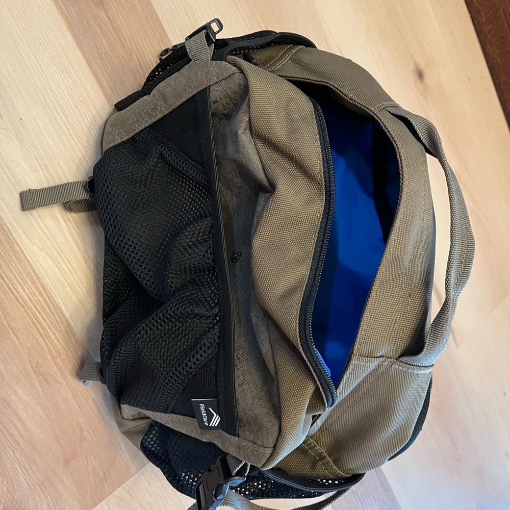Stylish Tan and Black Women's hip Backpack